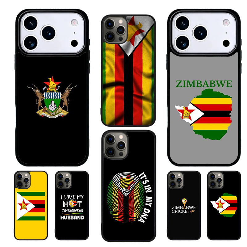 Phone Cases Zimbabwe - เคสโทรศัพท์ลายธงชาติซิมบับเว สำหรับ iPhone 17 16 15