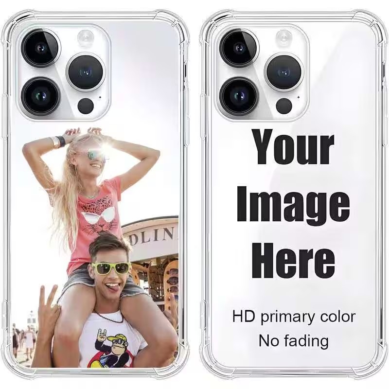 Phone Cases Diy - เคสโทรศัพท์แบบใส DIY ปรับแต่งรูปภาพได้ สำหรับ iPhone 14