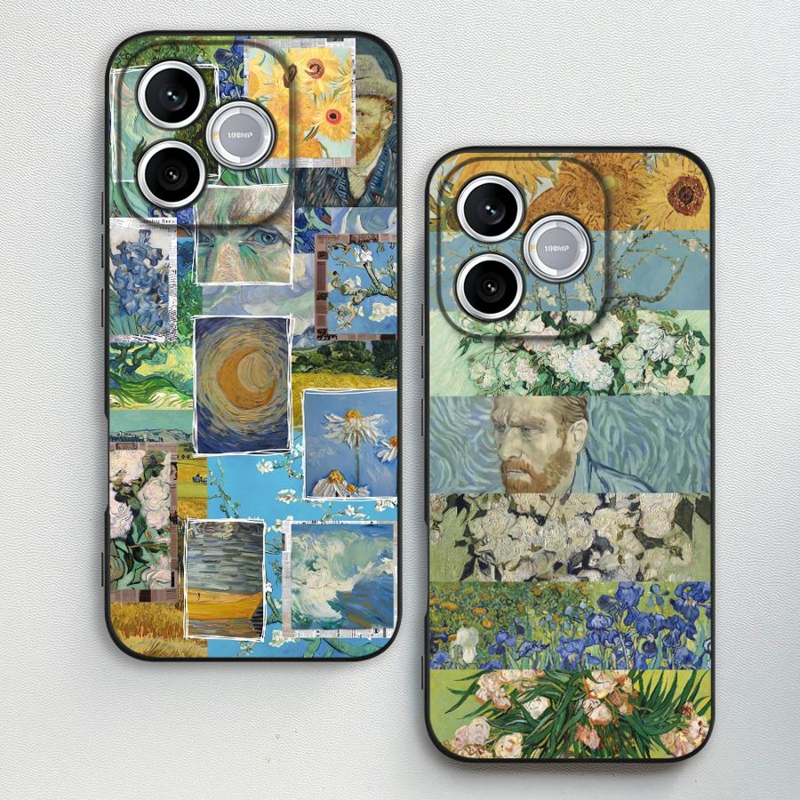 Phone Cases Honor - เคสโทรศัพท์ลายภาพวาดแวนโก๊ะสำหรับ Honor X9 X5 70 90