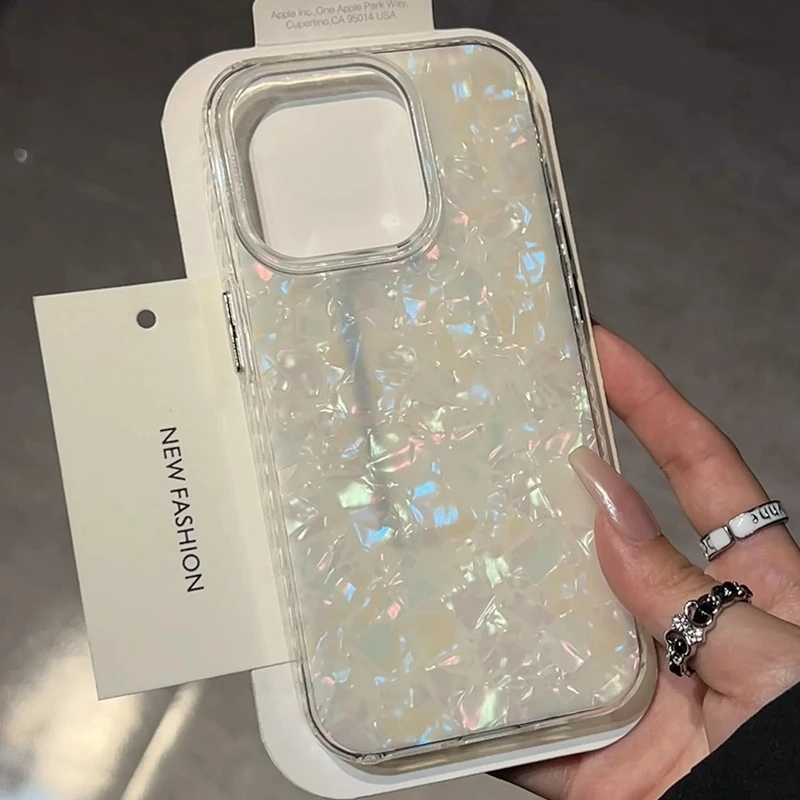 Phone Cases Pinterest - เคสโทรศัพท์ลายเปลือกหอยสุดหรู สำหรับ iPhone 17 Air 16