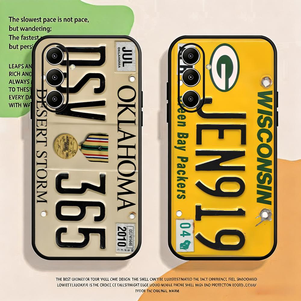 Phone Cases Funny - เคสโทรศัพท์ลายป้ายทะเบียนสุดฮา สำหรับ Samsung Galaxy S26 S25