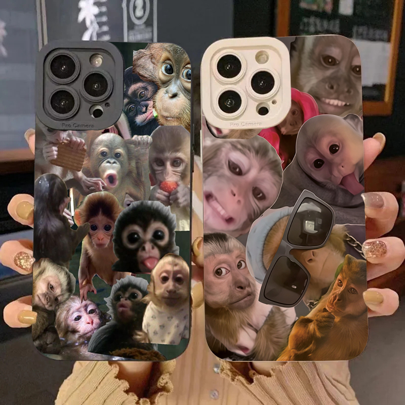 Phone Cases Funny - เคสโทรศัพท์ลายลิงสุดฮาสำหรับ Samsung Galaxy A16 A06 A26