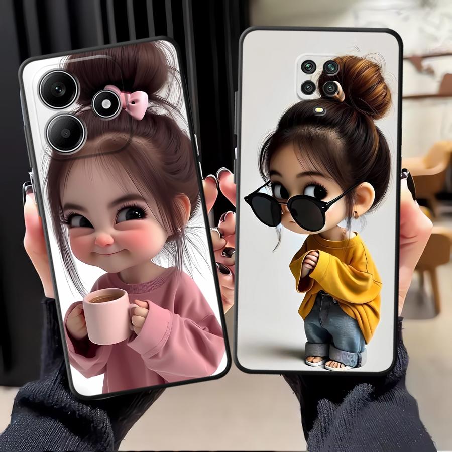 Phone Cases Girly - เคสโทรศัพท์ลายการ์ตูนสาวน้อยสำหรับ Xiaomi Redmi Note 14 10