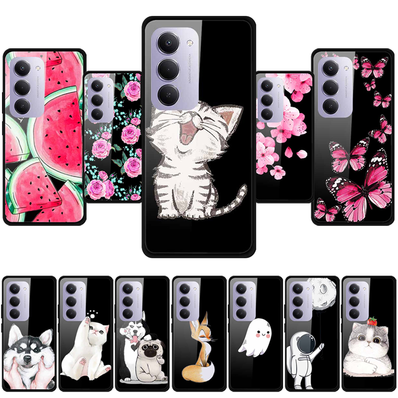 Phone Cases Eu - สำหรับเรดมี่ 15 4G รุ่น EU กระจกนิรภัยเคสโทรศัพท์ความแข็งเกรดทหารป้องกันการตกกระแทกป้องกันลายนิ้วมือเคลือบเงาฝาครอบ