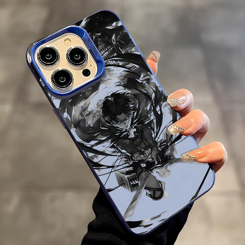 Phone Cases Durable - เคสโทรศัพท์ลายการ์ตูน Attack On Titan สำหรับ iPhone