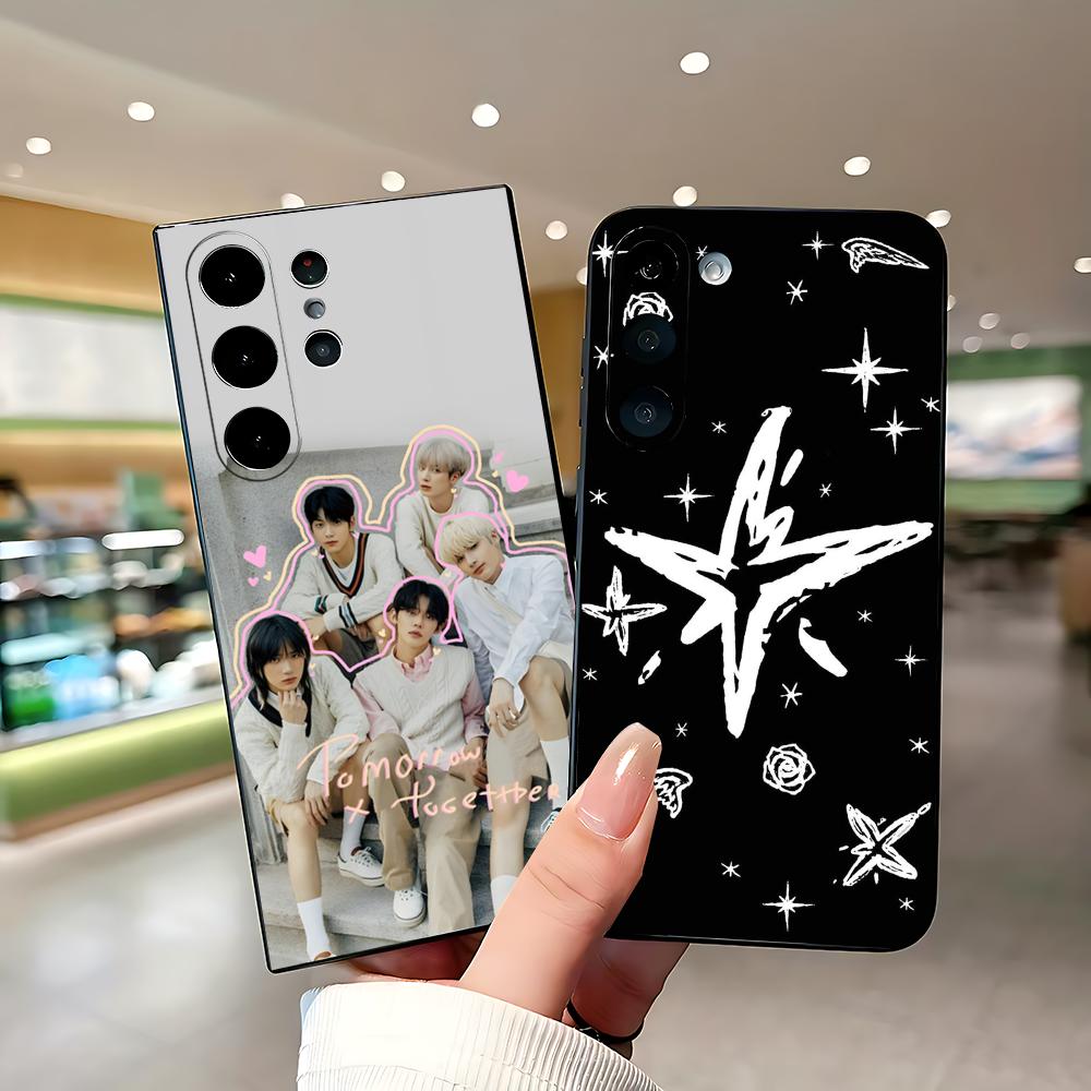 Phone Cases For Boys - เคสโทรศัพท์ลายวงบอยแบนด์ Kpop สุดฮิต T-TXTEs สำหรับ Samsung