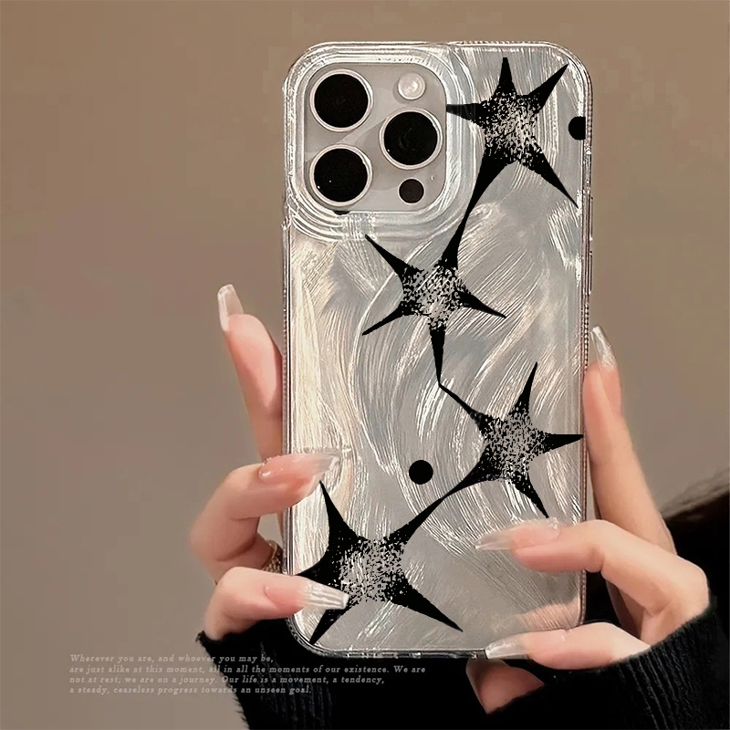 Phone Cases Durable - เคสโทรศัพท์ลายดาวระยิบระยับสุดเทรนดี้ สำหรับ iPhone 17 16 Pro