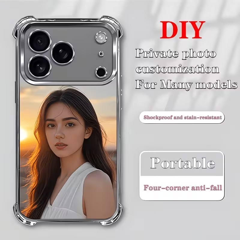 Phone Cases Diy - เคสโทรศัพท์แบบชุบลายภาพถ่ายส่วนตัว DIY สำหรับ iPhone 18 17