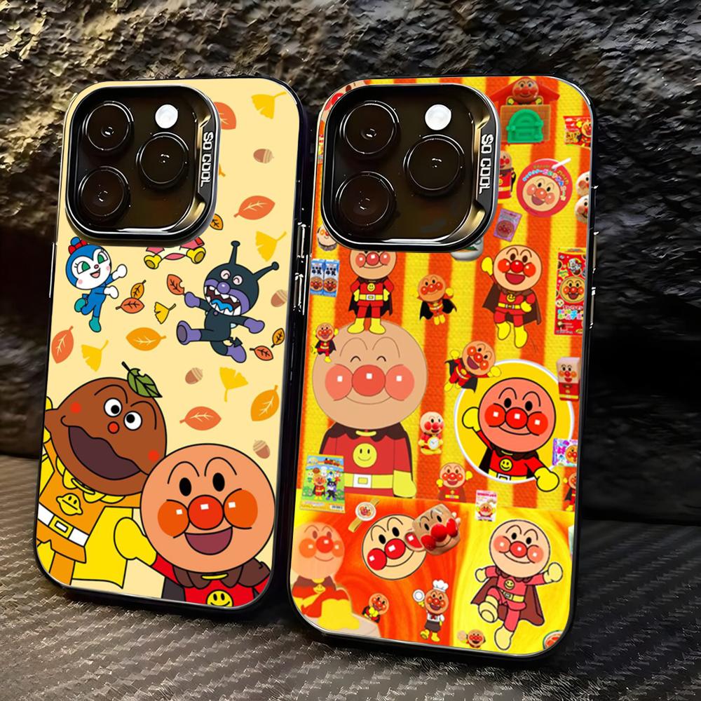 Cute Cartoon Case - เคสโทรศัพท์ลายอนิเมะน่ารัก A-AnpaNmans สีเงิน สำหรับ iPhone 17