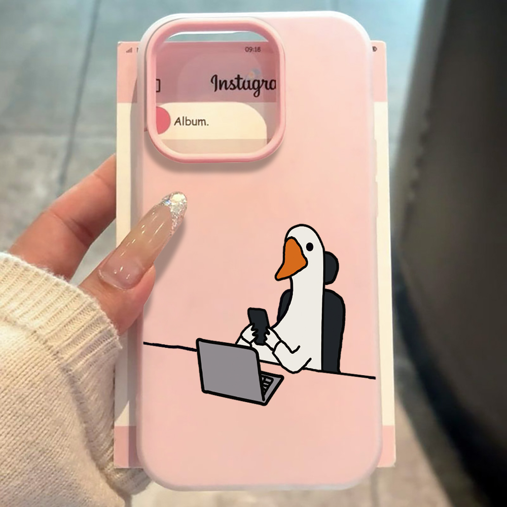 Phone Cases Funny - เคสโทรศัพท์ลายเป็ดทำงานสุดฮาสำหรับ Samsung Galaxy S26 S23 S22