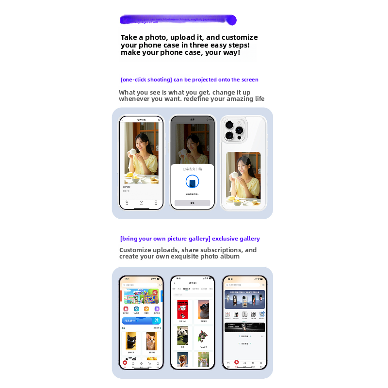 เคสโทรศัพท์ NFC Ink Display สำ - Phone Cases Diy บทวิจารณ์และราคา