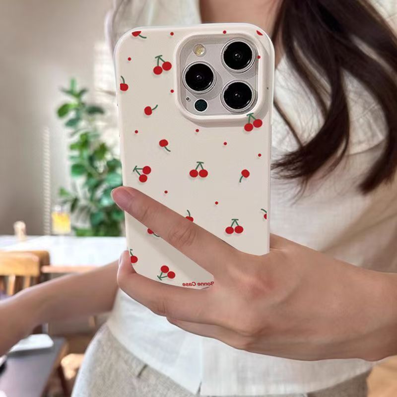 น่ารักการ์ตูนเชอร์รี่ลิ้นจี่รู - Cute Cartoon Case บทวิจารณ์และราคา