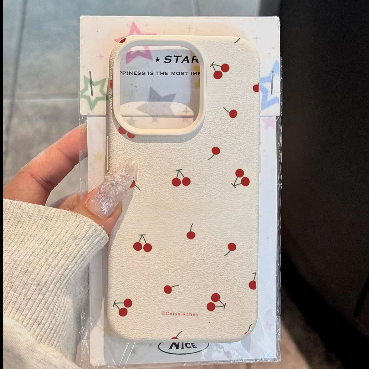น่ารักการ์ตูนเชอร์รี่ลิ้นจี่รู - Cute Cartoon Case บทวิจารณ์และราคา