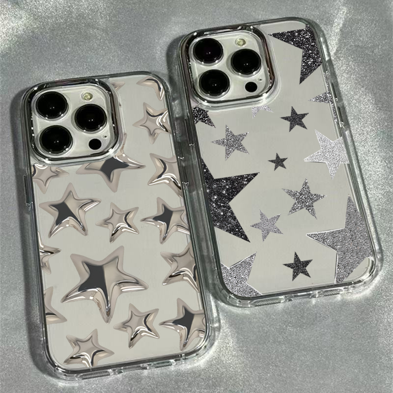 เคสโทรศัพท์ใสลายดาวระยิบระยับท - Phone Cases Pinterest บทวิจารณ์และราคา