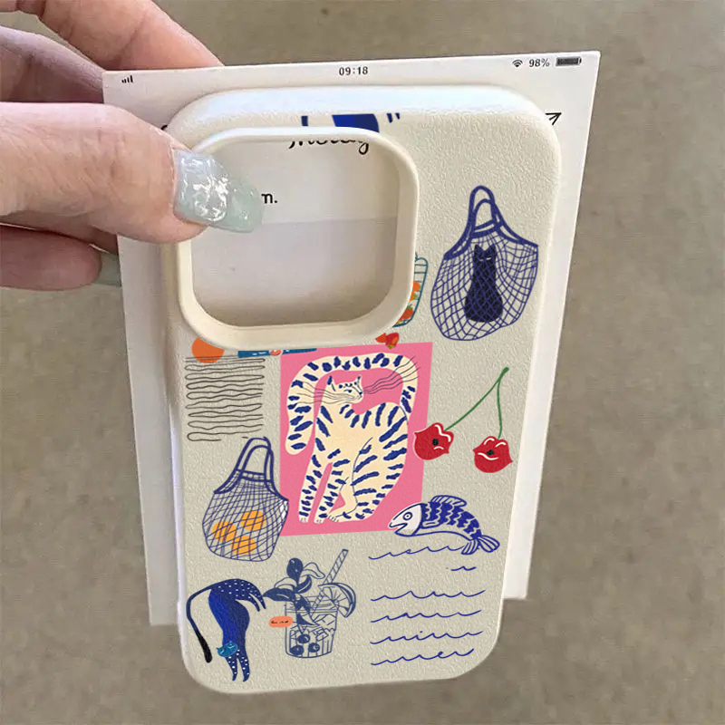 เคสโทรศัพท์ลายแมวเชอร์รี่น่ารั - Phone Cases Durable บทวิจารณ์และราคา