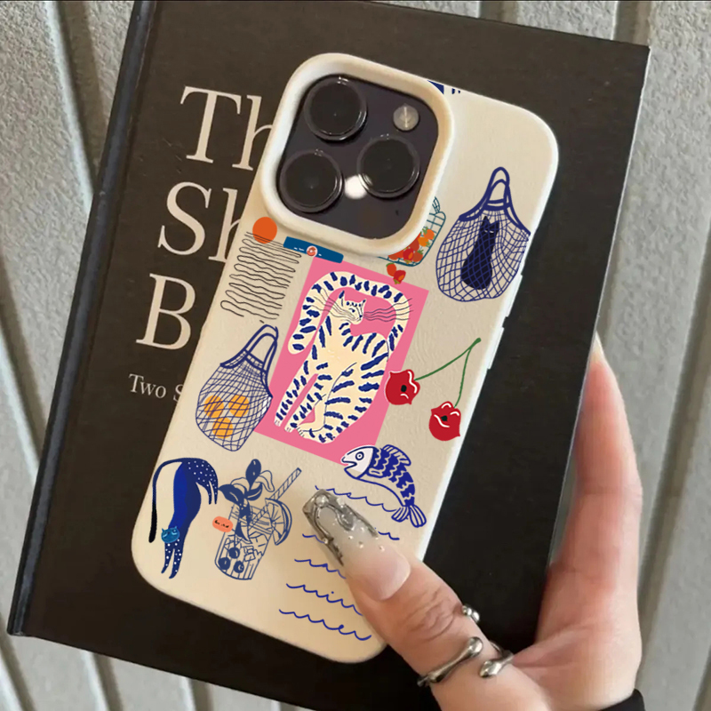 เคสโทรศัพท์ลายแมวเชอร์รี่น่ารั - Phone Cases Durable บทวิจารณ์และราคา