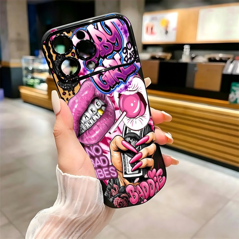 เคสโทรศัพท์ลายกราฟฟิตี้รูปปากส - Phone Cases Durable บทวิจารณ์และราคา
