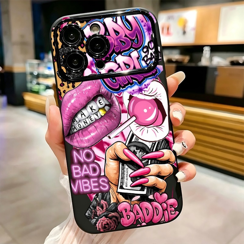 เคสโทรศัพท์ลายกราฟฟิตี้รูปปากส - Phone Cases Durable บทวิจารณ์และราคา
