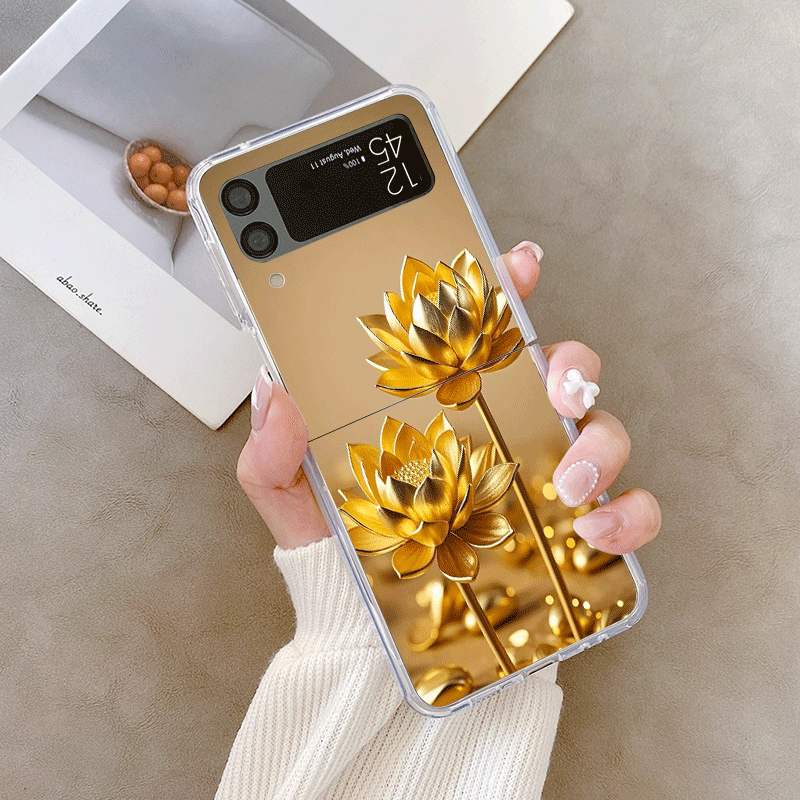 เคสโทรศัพท์ลายดอกบัวสีทองสุดสร - Phone Cases Z Fold 5 บทวิจารณ์และราคา