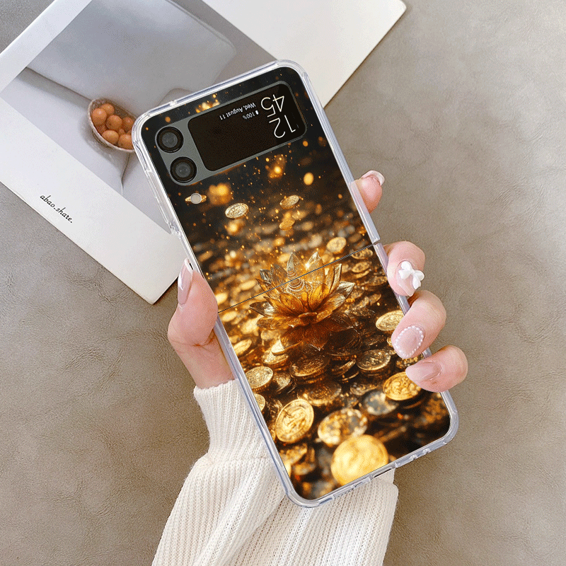 เคสโทรศัพท์ลายดอกบัวสีทองสุดสร - Phone Cases Z Fold 5 บทวิจารณ์และราคา