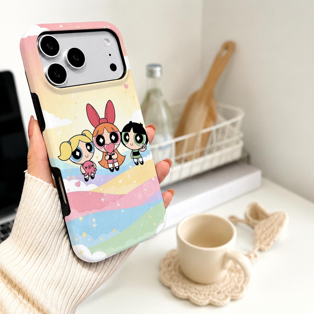 เคสโทรศัพท์ลายอนิเมะ P-Powerpu - Phone Cases Girly บทวิจารณ์และราคา