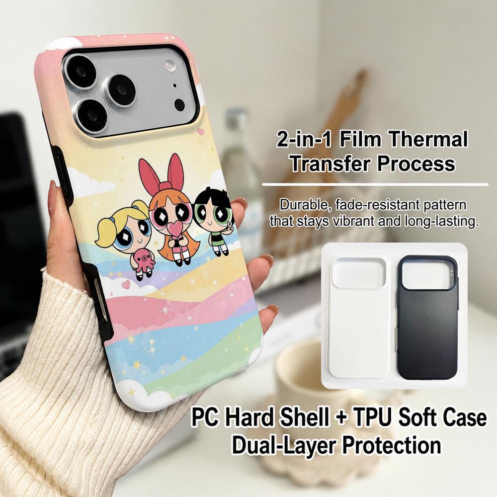 เคสโทรศัพท์ลายอนิเมะ P-Powerpu - Phone Cases Girly บทวิจารณ์และราคา