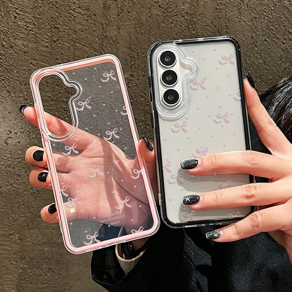 เคสโทรศัพท์น่ารักสีชมพูประดับโ - Phone Cases Quality บทวิจารณ์และราคา