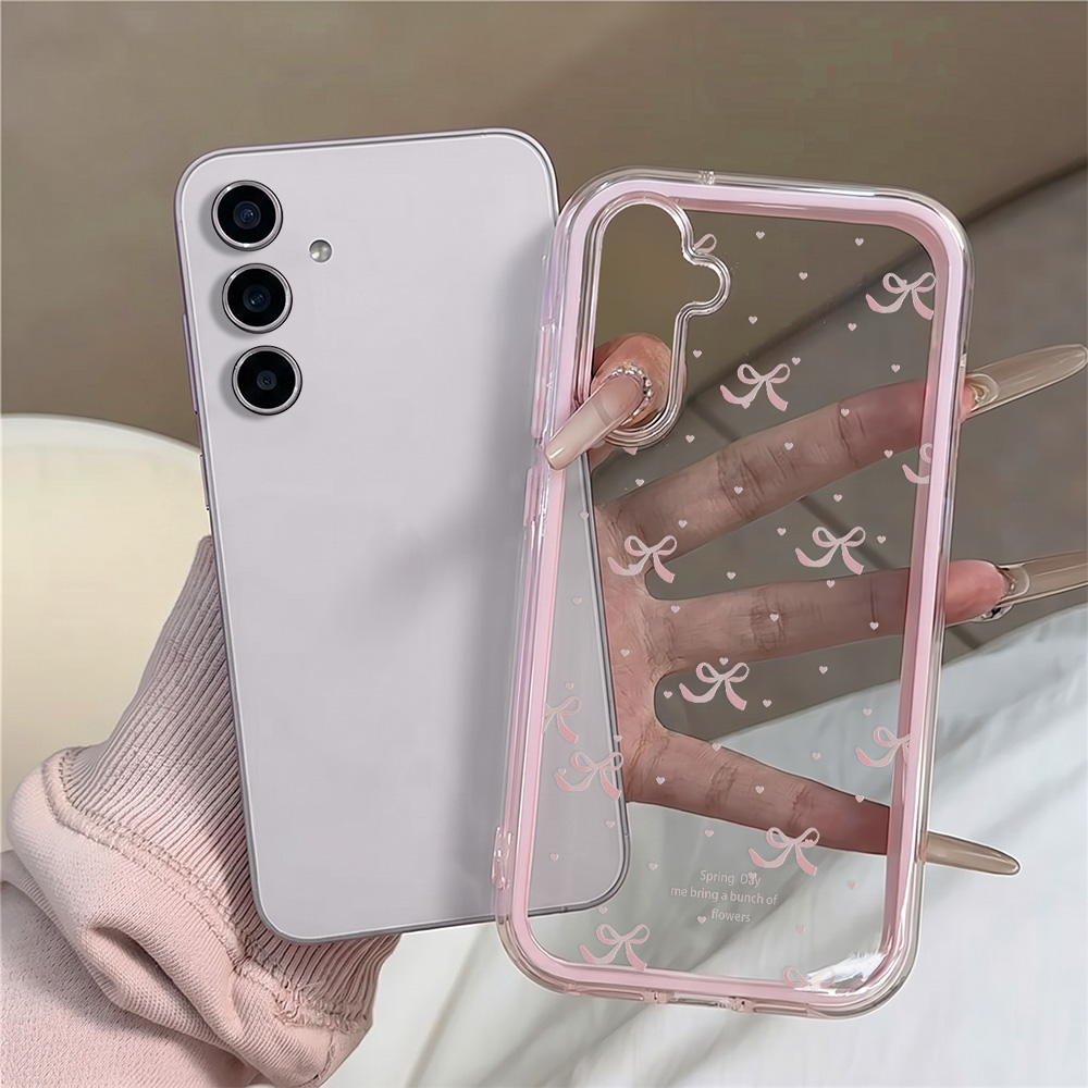 เคสโทรศัพท์น่ารักสีชมพูประดับโ - Phone Cases Quality บทวิจารณ์และราคา