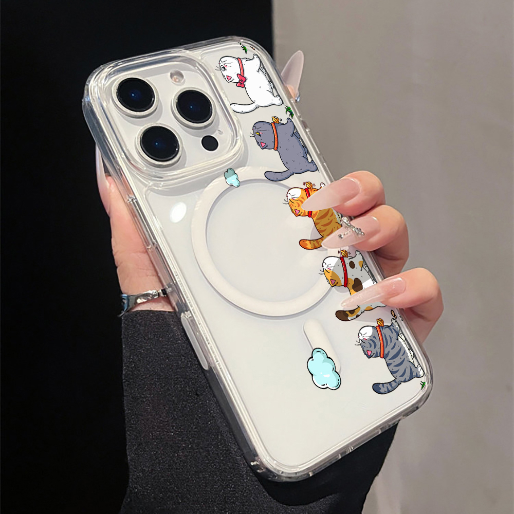 เคสโทรศัพท์ใสลายการ์ตูนแมวน่าร - Cute Cartoon Case บทวิจารณ์และราคา