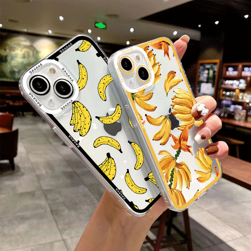 เคสโทรศัพท์ใสพิมพ์ลายกล้วยสีเห - Phone Cases Funny บทวิจารณ์และราคา