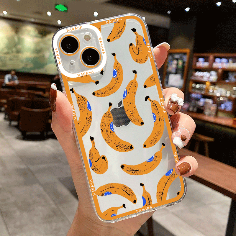 เคสโทรศัพท์ใสพิมพ์ลายกล้วยสีเห - Phone Cases Funny บทวิจารณ์และราคา