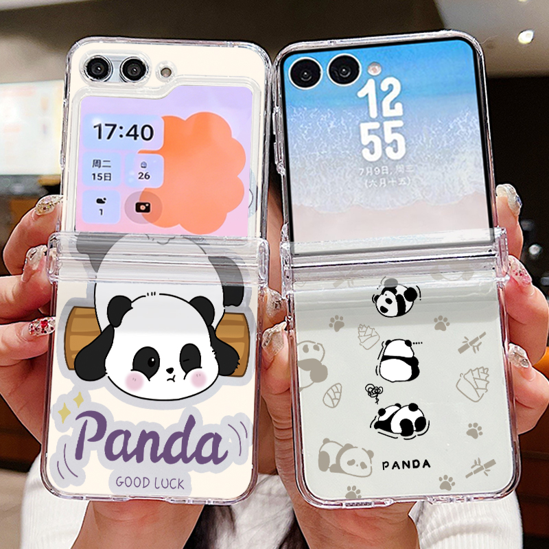 เคสโทรศัพท์ลายการ์ตูนแพนด้าสำห - Phone Cases Z Flip 6 บทวิจารณ์และราคา