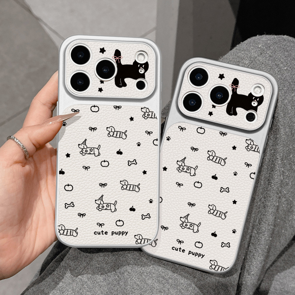 เคสโทรศัพท์หนังลายสุนัขน่ารัก  - Phone Cases Quality บทวิจารณ์และราคา
