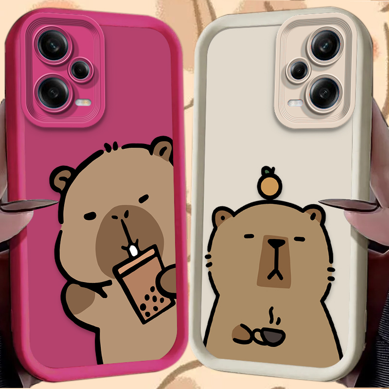 การ์ตูนน่ารักคาปิบาร่าเคสโทรศั - Cute Cartoon Case บทวิจารณ์และราคา