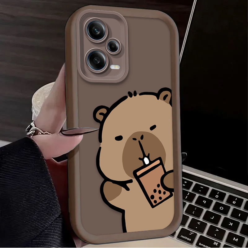 การ์ตูนน่ารักคาปิบาร่าเคสโทรศั - Cute Cartoon Case บทวิจารณ์และราคา