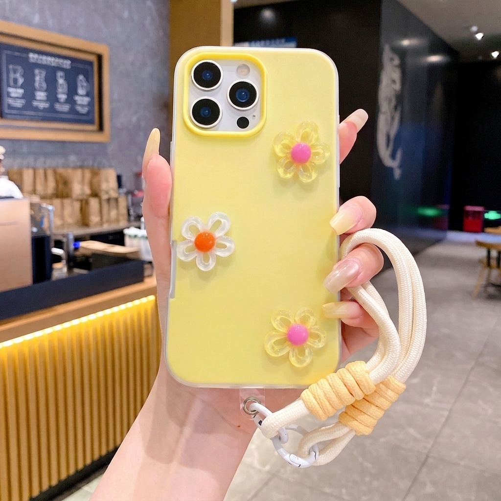 เคสโทรศัพท์แบบสายคล้องคอ ลายดอ - Phone Cases Diy บทวิจารณ์และราคา
