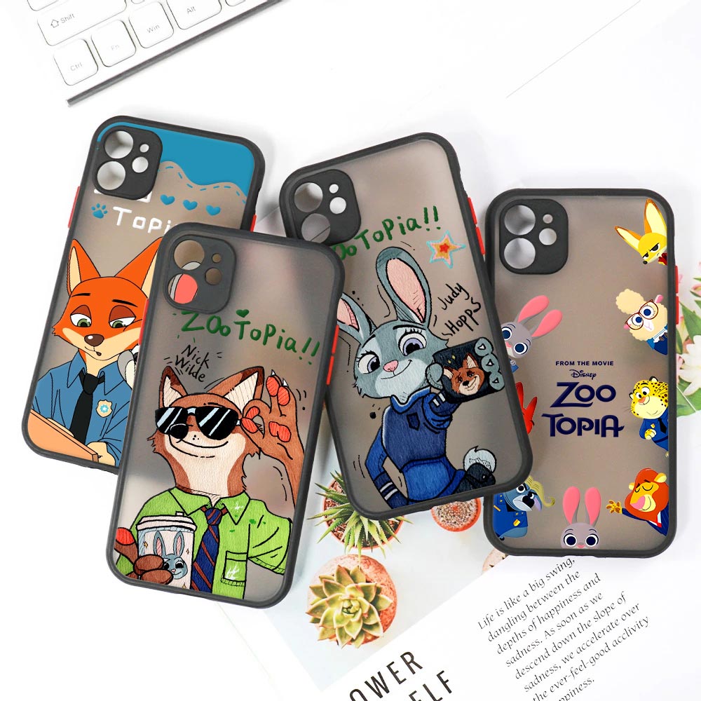 ดิสนีย์ นิค จูดี้ เคสใสแบบด้าน - Phone Cases For Iphone 13 บทวิจารณ์และราคา
