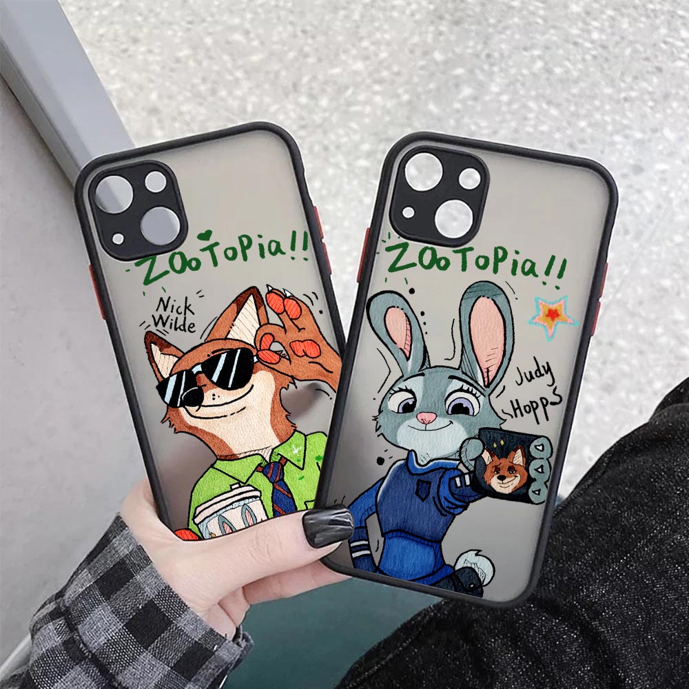 ดิสนีย์ นิค จูดี้ เคสใสแบบด้าน - Phone Cases For Iphone 13 บทวิจารณ์และราคา