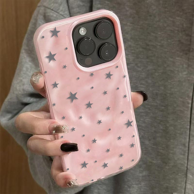 Minimalistสีเทา-สีฟ้าStar Wave - Phone Cases Durable บทวิจารณ์และราคา